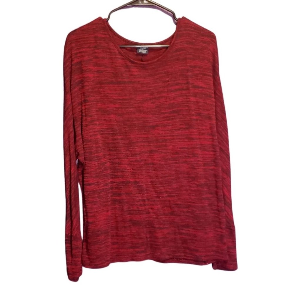 Faded Glory long sleeve XL red and black sweater